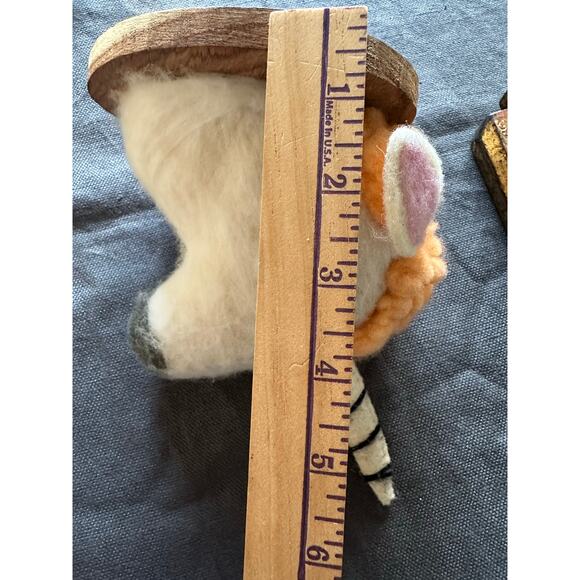 Vintage Unicorn felt Head Wall Mount Decor karma living whimsical nursery art - Picture 13 of 13